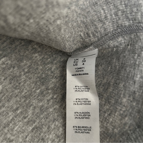 ASOS Grey Notch Neck Top - Picture 4 of 4